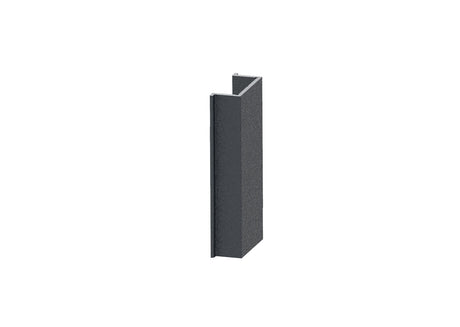 Staffe di copertura distanziatrice stretta per profili dei pali e adattatore a U del sistema di recinzione, 20 x 08–50 m