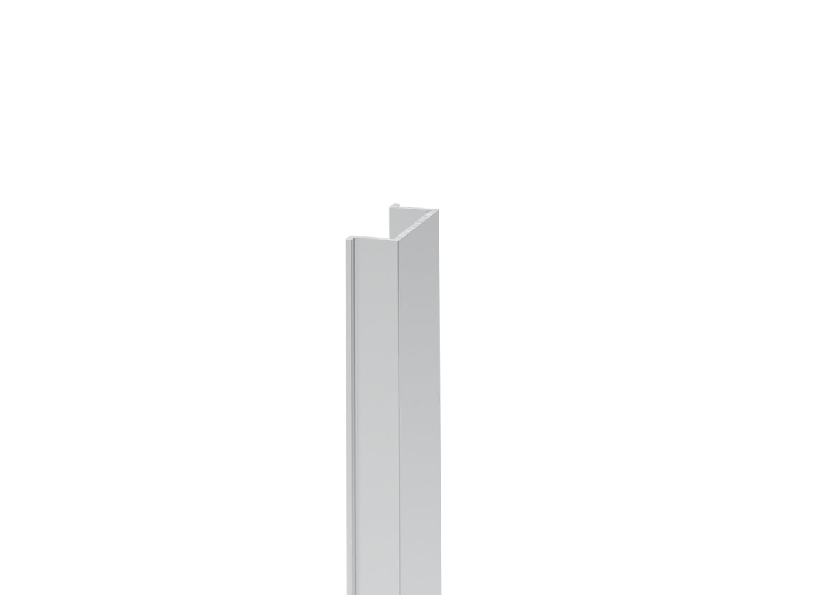 Narrow Cover Strip for Post Profiles and for U-Adapter of Fence System, 20 x 08 – 1.85 m – Natural