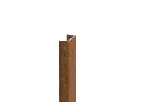 Listello di copertura stretto per profili a montante e per adattatore a U del sistema di recinzione, 20 x 08 – 6,0 m – d