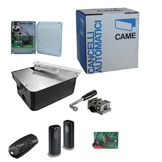 Came underground drive for single-leaf gate, set with photocells