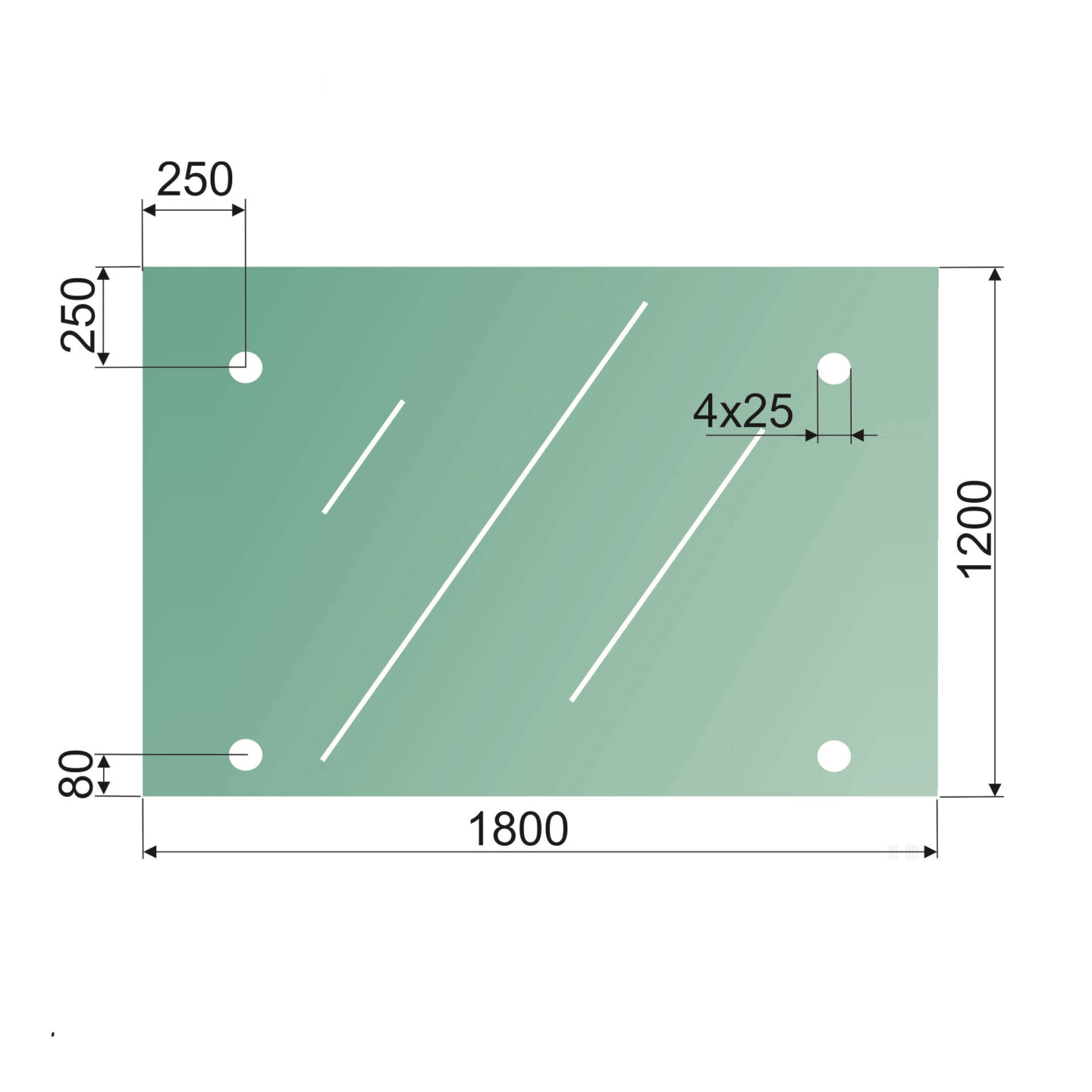Glass for canopy system-VSG/ESG