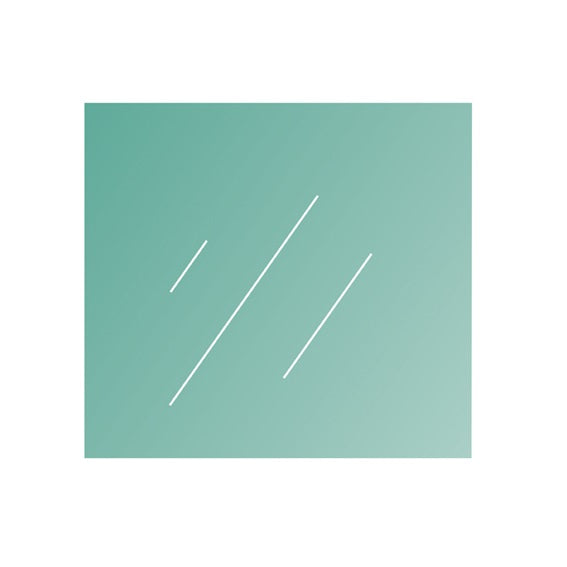 Clear, laminated glass