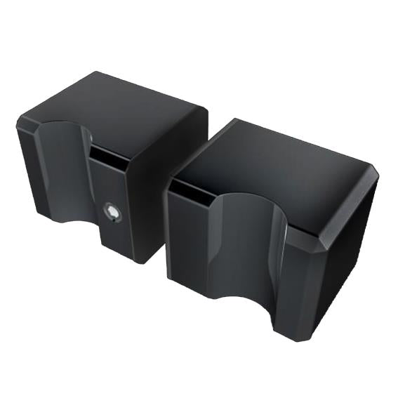 Brushed knob AISI  30x30mm BLACK