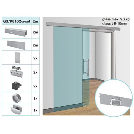 Fittings - sliding doors - AL profile AL