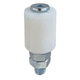 Plastic wheel Zn, D30mm, white