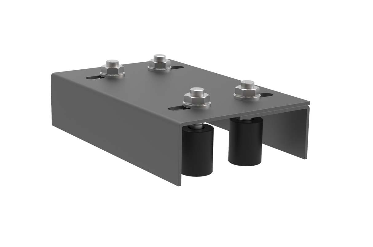 Ajdustable roller guide 4 rolls Zn, anthracite