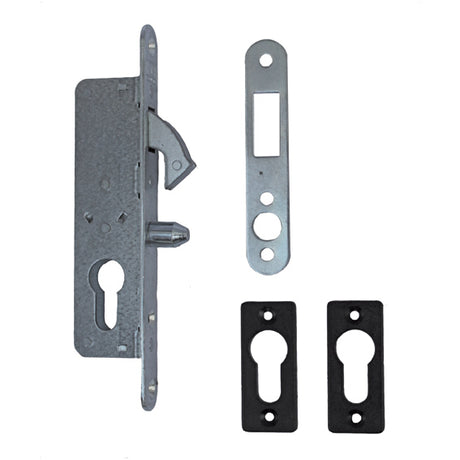 Lock for sliding gates with counterpart