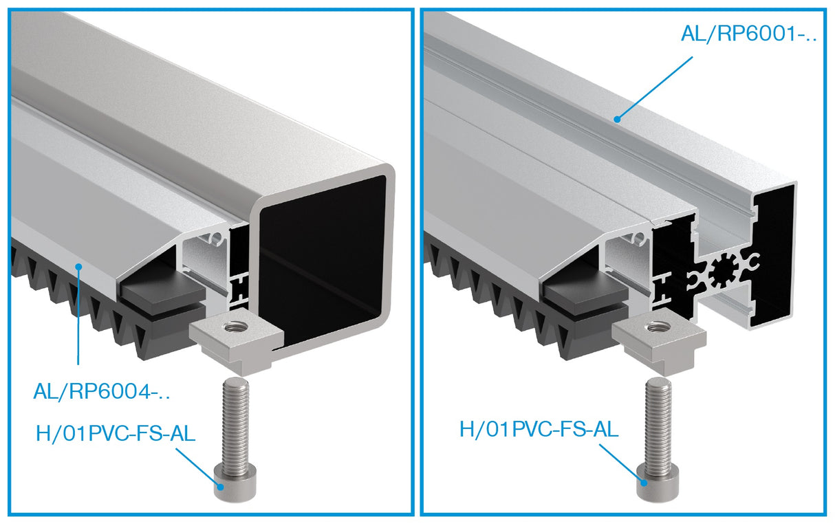 Montážny set pre nylonové hrebene H/01PVC-AL