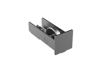 Guide wheel Zn, profile 70x70, anthracite