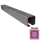 Profile guide INOX, 58x58x3mm, L6m