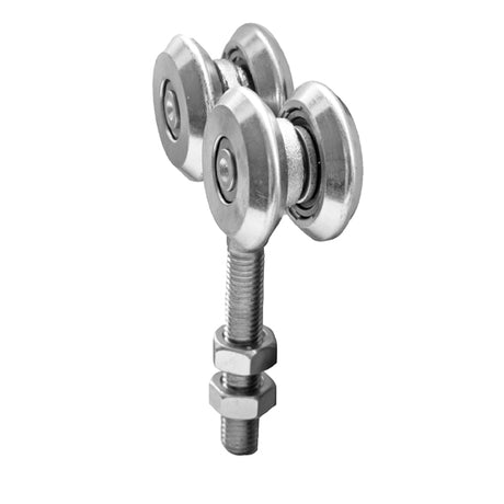 Gate roller track, Inox, profile 42x54mm