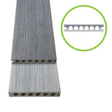 WPC floorboard 138x23x4000mm, Gray/Light Gray