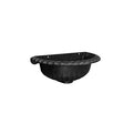 Decorative cast iron sink 450x250x175mm, cast iron