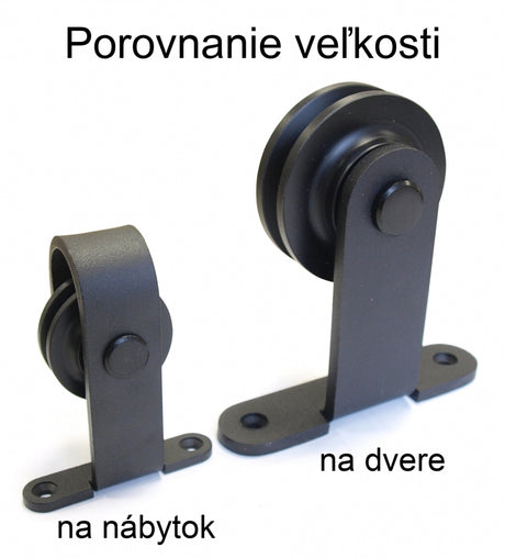 Ferramenta per porte scorrevoli mini - "Rombo"