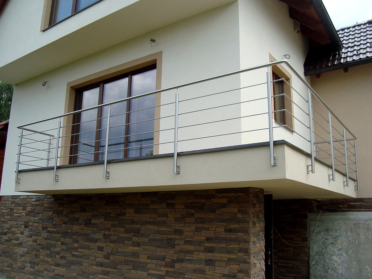 Stainless railing, AISI304, 3000x900mm, BR