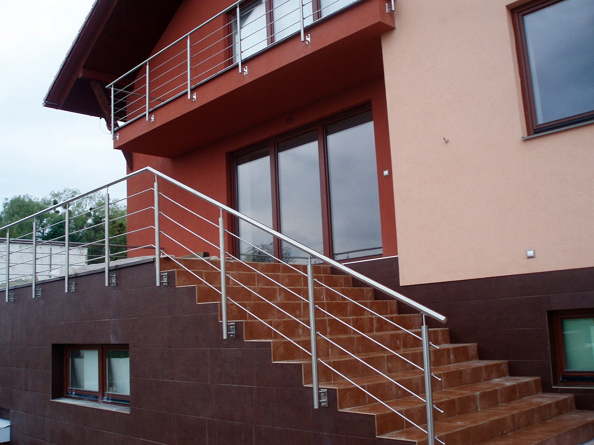 Railing AISI304, BR STAIRS AISI304, D42,4/4xd12/H9