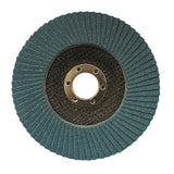 Flap grinding discs for stainless steel, D125, d22,2, t7,25 mm,P80
