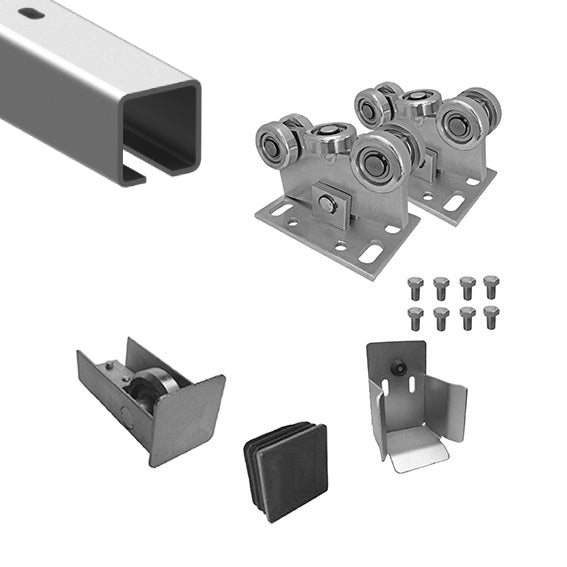 Cantilever sliding gate set up to 4,5m Zn, 70x70mm