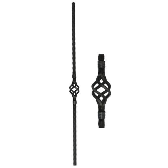 Decorated rod h900, b58mm, P/035A-12x12