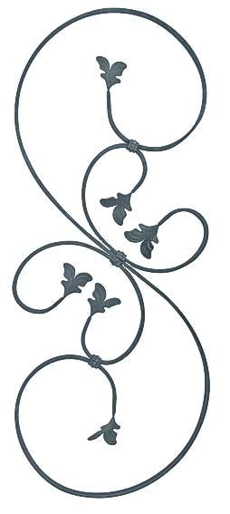 Ornament h860, b347, 12x6mm