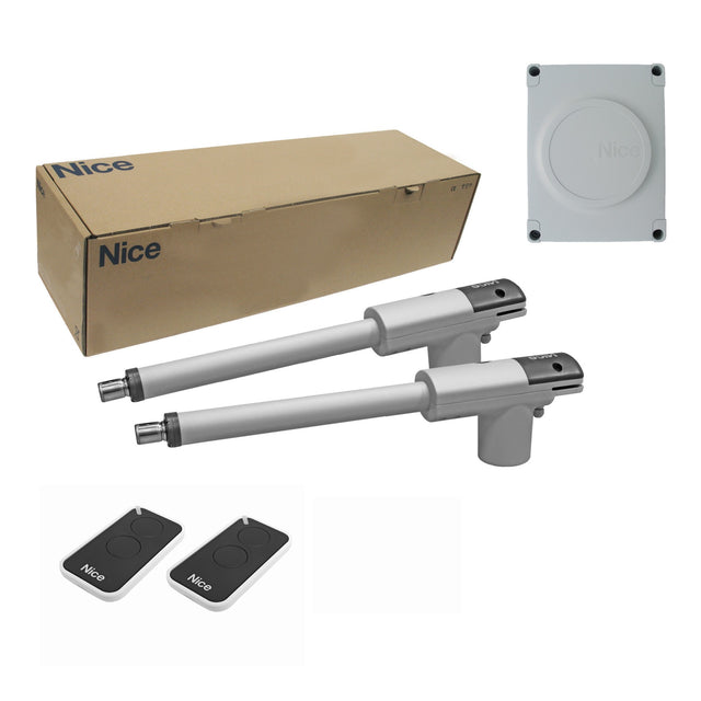 Nice drive for a double-leaf gate