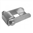 Hinge for curved sliding gate for welding, with bearing