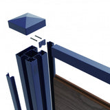 WPC fence board BIANKA 166x20x1830mm, gray