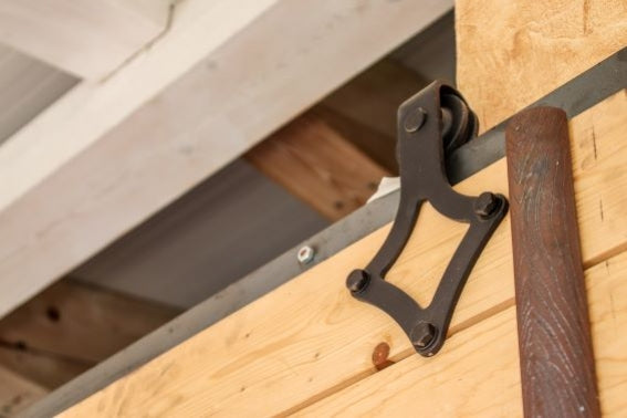 sliding barn door hardware - "Rhombus"