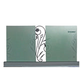 Glass railing, aluminium profile, 2500x1000mm