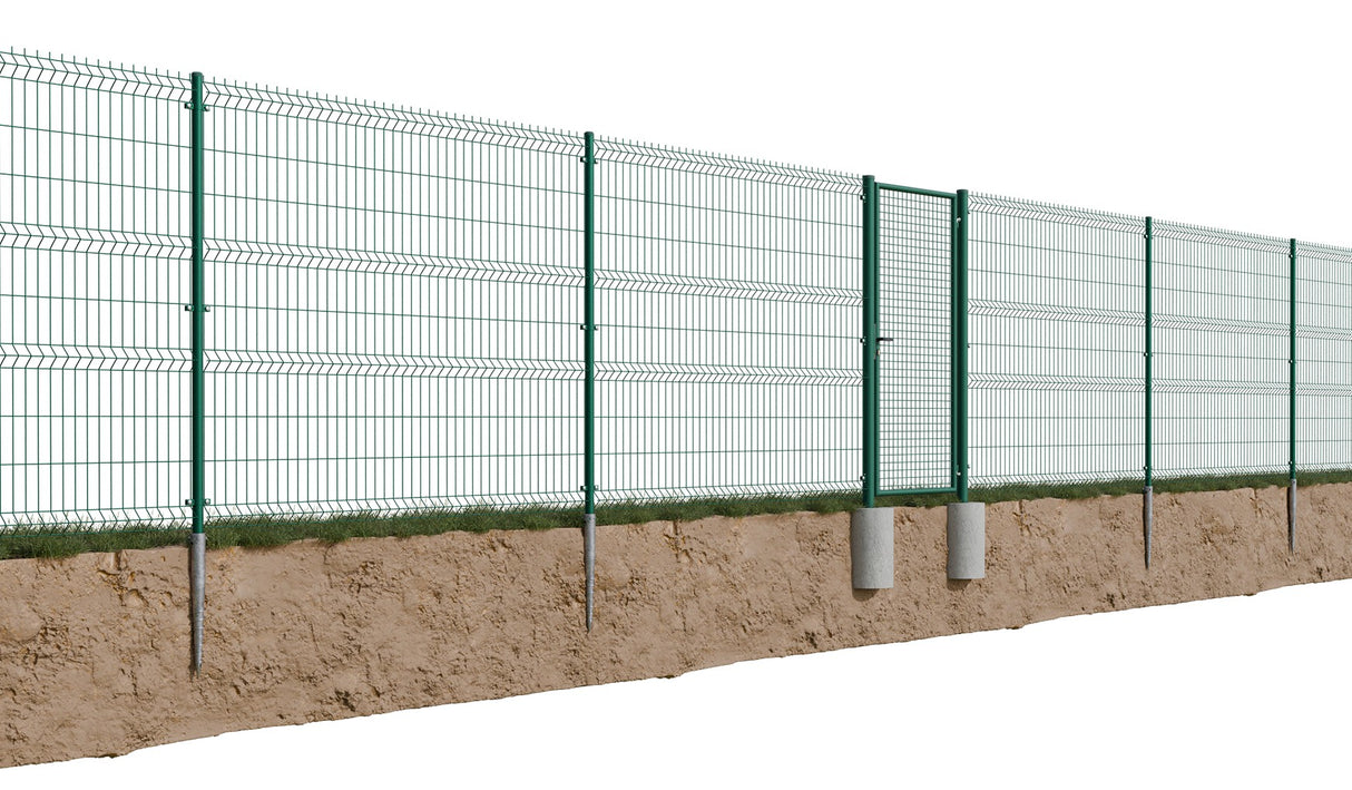 Ground screw 76x3,0x1600mm, 3xM16